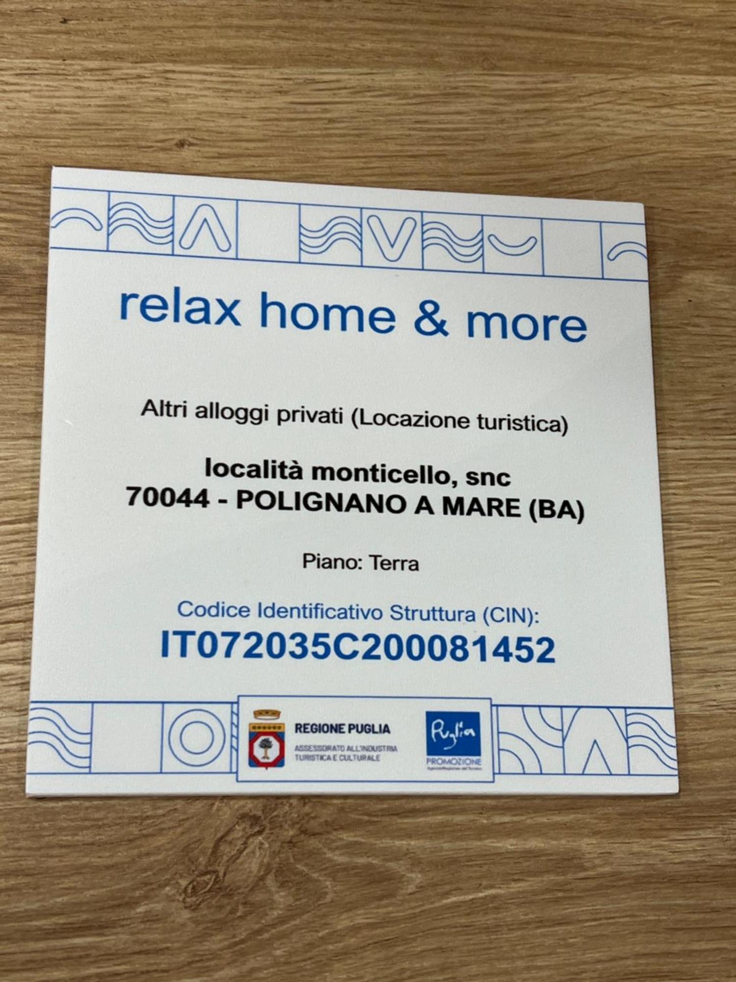 Relaxhomeandmore21Official Polignano a Mare Ngoại thất bức ảnh